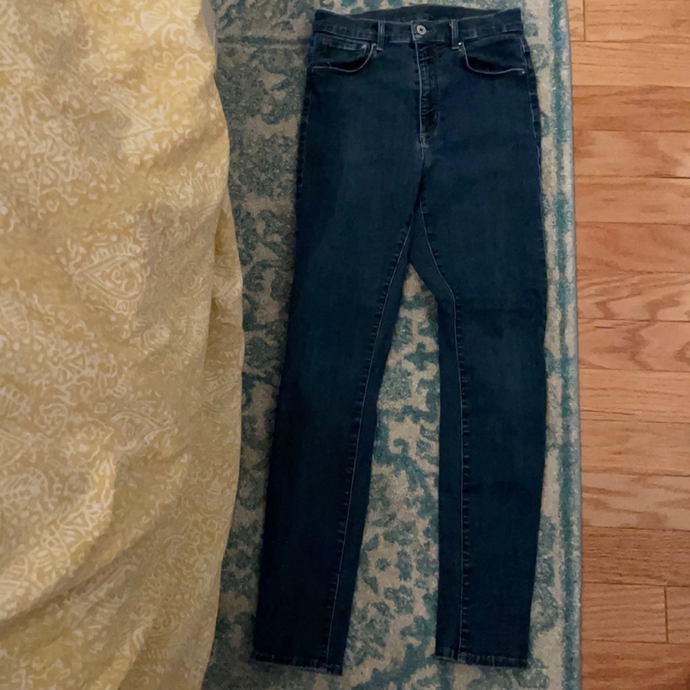 H&M Modeling Shaping Dark Denim skinny Jeans size 30x32